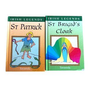 Irish Legends St Patrick Brigids Cloak Book Set Tarantula Childrens Folk History